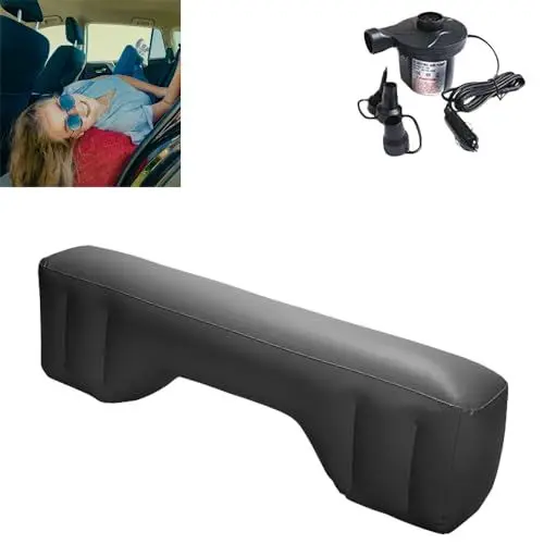 Produktbild: Geterral Luftmatratze für Auto - Tragbares Bett für Rücksitz, Matratze für Hunde, Kinder und Erwachsene, Camping, Gap Kissen zum Arbeiten, Reisen, Schlafen