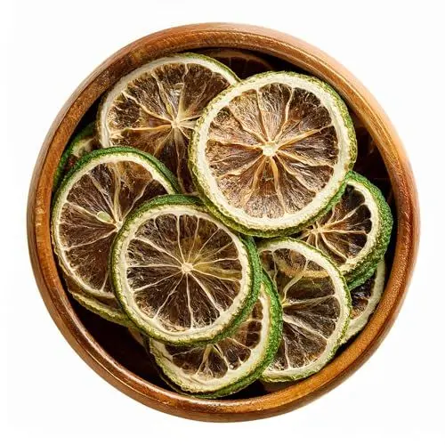 Produktbild: Getrocknete Limetten für Cocktail | Trockenfrüchte für Cocktails zuckerfreie- 400g - Natürlich & Traditionell getrocknet - Ohne Zusatzstoffe