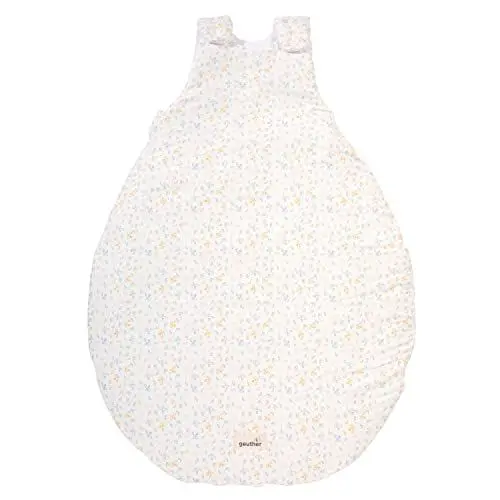 Produktbild: Geuther 4125 Babyschlafsack 74-80 Ganzjahresschlafsack aus 100% Bio-Baumwolle weicher Kinderschlafsack größenverstellbare & Pflegeleichte Baby Erstausstattung Soft Swirl