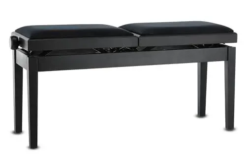 Produktbild: GEWA Pianobank Deluxe Double schwarz matt
