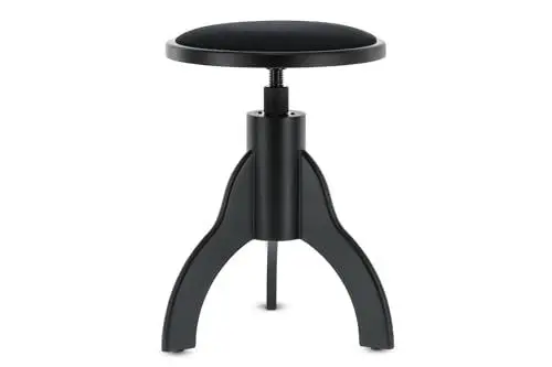 Produktbild: GEWA Pianostuhl , Sitz rund 35cm, schwarz matt