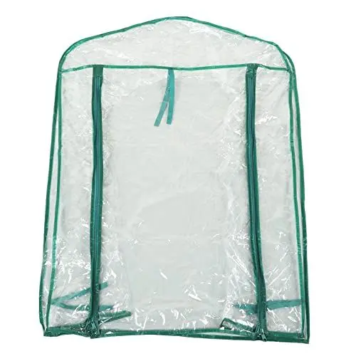 Produktbild: Gewächshaus-Ersatzabdeckung, PVC Mini wasserdicht transparent 69 * 49 * 92 Gewächshaus-Ersatzabdeckung für Heimgewächshaus 2-lagige hohe Regale