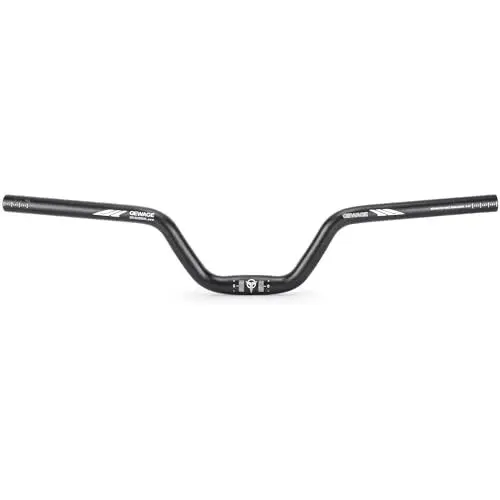 Produktbild: GEWAGE 25.4 mm Fahrradlenker – 30 mm, 50 mm, 70 mm, 90 mm, 120 mm Riser Lenker – 620 mm Mountainbike Fahrradlenker aus Aluminiumlegierung (90mm Erheben)