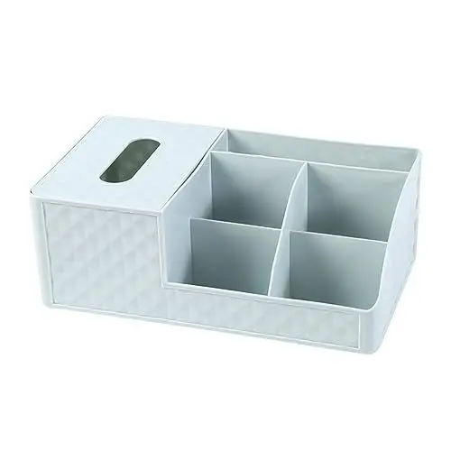 Produktbild: PRETYZOOM Taschentuchbehälter Für Den Heim-Desktop Drehbare Kosmetik-aufbewahrungsbox Stilvoller Schreibtisch-Organizer