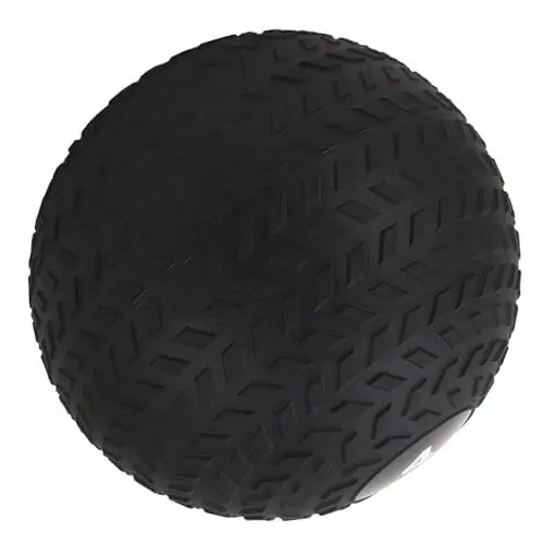 Produktbild: Jiawu Gewichteter Medizinball, Hervorragende Griffigkeit, Übungsmedizinball, Stoßdämpfung, PVC-Gummischale für den Spielplatz (4KG)
