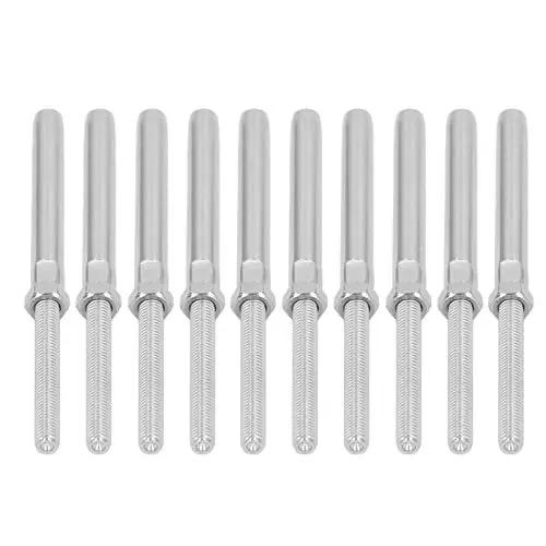 Produktbild: Gewindeschneid-Zugschraube, Robustes Handlauf-Zugschrauben-Set, 10-teilig, Sichere Korrosionsbeständigkeit für Lager (M5/3mm)