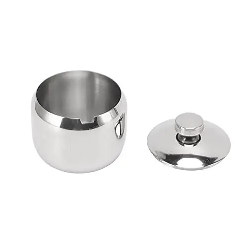 Produktbild: Gewürzglas mit Deckel, Gewürzbehälter aus Edelstahl 304, Topf für Gewürze, Salz, Zucker