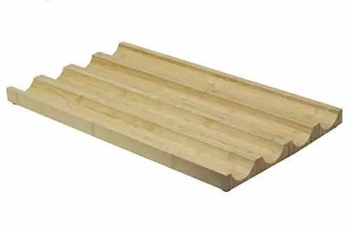Produktbild: Gewürzregal (Set of 2) - Bambus-Holzschublade Gewürzhalter - Gewürz-Organizer für die Küchenschublade - Schöne, übersichtliche Gewürzaufbewahrung - Bambus Gewürz-Rost - Küchenschrank Schublade