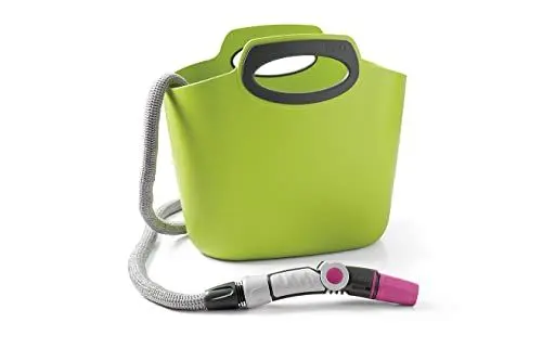 Produktbild: GF Garden, Aquapop 30, ausziehbarer Gartenschlauch im gebrauchsfertigen Set,30M, mit praktischer Aufbewahrungstasche aus Kunststoff, zum Bewässern von Gärten und Balkonen, Farbe Limettengrün