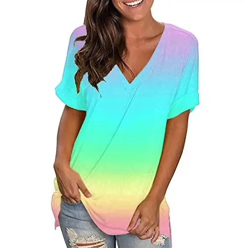 Produktbild: GFPGNDFHG Bluse mit glockenärmel top mit knöpfen Damen Damen Tunika Sommer Pullover Damen Sommer Damen Spitzenoberteil Hochzeit Oberteile Damen Spitzenshirt Damen Bluse Sommerkleidung Damen