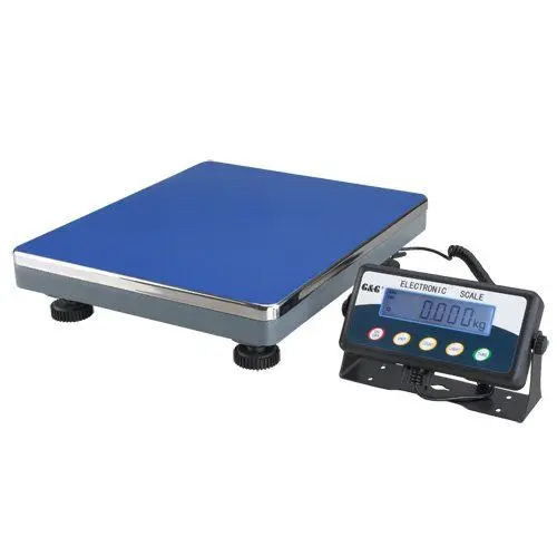 Produktbild: 60kg/5g TC60KL Paketwaage Plattformwaage Digitalwaage Industriewaage Tischwaage/Batteriebetrieb möglich G&G