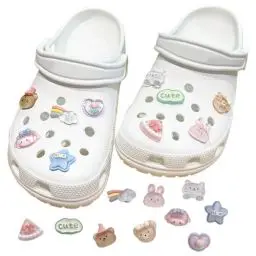 Produktbild: GGUFAY Schuhanstecker - Kawaii Schuh Charms für Mädchen & Jungen, süße Accessoires in verschiedenen Designs, perfekt für Kinder - Nicht zufällige Anstecker.