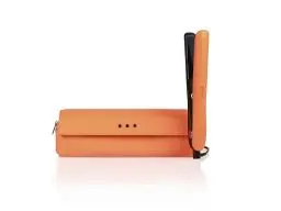 Produktbild: ghd Gold Colour Crush Professional Glätteisen zum Glätten, Locken und Wellen schaffen, optimale Stylingtemperatur 185°C, Dual-Zonen-Technologie, Limited Edition 2024, Orange