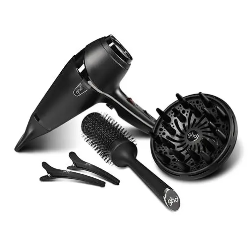 Produktbild: ghd air hair drying kit, professioneller Haartrockner mit Diffusor, Bürste, Clips und Aufbewahrungstasche