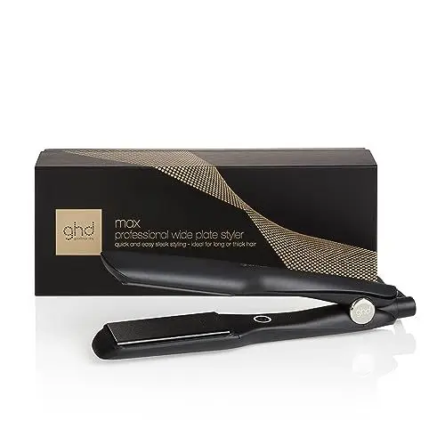 Produktbild: ghd Max Breitplatten-Haarglätter & Styler in Schwarz - Größere Platten für schnelles Styling, mehr Glanz, Frizz-frei - Für langes, dickes oder lockiges Haar
