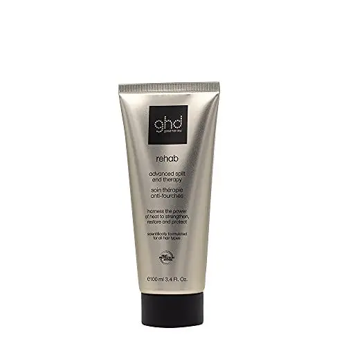 Produktbild: ghd Rehab Pflegendes Haarstyling-Treatment - Versiegelt Spliss für Gepflegtes, Stärkeres Haar, Schützt & Repariert mit Hitzeschutz - Für Alle Haartypen - 100 ml