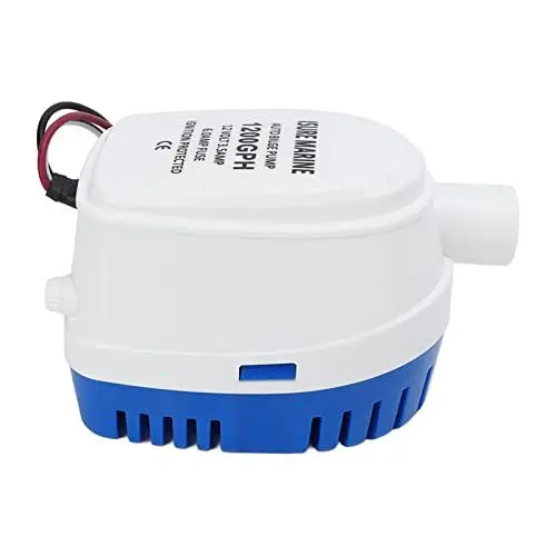 Produktbild: Ghzste Automatische Tauchboot-Bilgenwasserpumpe, 12 V, Kunststoff-Bootszubehör mit Schwimmerschalter (1200GPH)