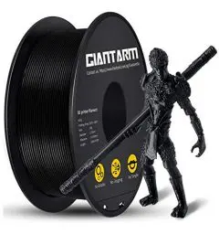 Produktbild: GIANTARM PETG Filament 1,75 mm schwarz für 3D-Drucker 1 kg Spool, PETG_(Polyethylenterephthalat_glykolmodifiziert)
