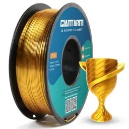 Produktbild: GIANTARM Silk PLA Filament 1.75mm, 3D Drucker Filament PLA 1kg Spule, Silk Gold
