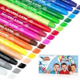 Produktbild: Gibot Kinderschminke Set, Halloween kinder schminke, Ungiftig Und Sicher Gesichtsfarbe Schminkstifte, Bodypaint für Makeup/Kindergeburtstag/Weihnachtsfeier/Halloween (16 Farben)