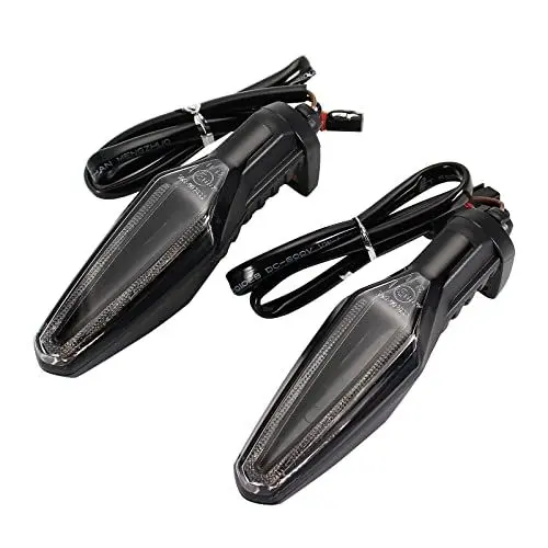Produktbild: GIDIBII Motorrad Blinker,12V LED Mini Blinker Motorrad Zubehör Kompatibel mit R1250GS/ADV S1000R S1000XR G310GS F850GS （Klare）