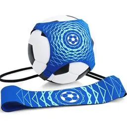 Produktbild: GIEMIT Fußballtrainer Fußballtraining Kinder Fussball Schnur Kick Trainer Verstellbar 1 PCS 150 cm Universell für Fußballgröße 3 4 5