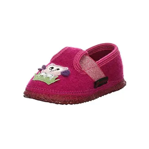 Produktbild: GIESSWEIN Kinder Hausschuhe Thulendorf - Warme Mädchen Hausschuhe, Filz Pantoffeln, Classic Kids Slipper, rutschfest & Atmungsaktiv