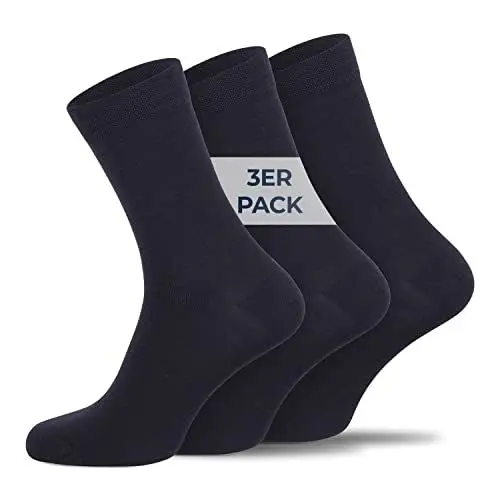 Produktbild: GIESSWEIN Merino Business-Socken - Herren & Damen 35-47 (3er Pack) - temperaturregulierend atmungsaktiv antibakteriell schweißfrei - Anzug Socken aus Merinowolle Herren & Damen - Merinowolle Socken