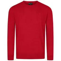 Produktbild: GIESSWEIN Merino Pullover Herren Light Rundhals - 100% feinste Merino Lammwolle, Strickpullover Herren Langarm, Business Casual Winterpullover Herren