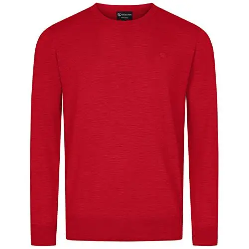 Produktbild: GIESSWEIN Merino Pullover Herren Light Rundhals - 100% feinste Merino Lammwolle, Strickpullover Herren Langarm, Business Casual Winterpullover Herren