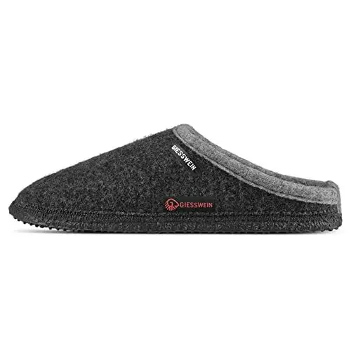 Produktbild: GIESSWEIN Unisex Dannheim Hausschuhe, Anthrazit 019, 47 EU