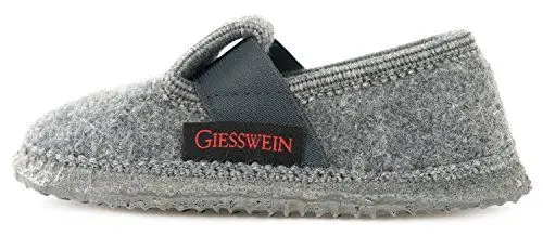 Produktbild: GIESSWEIN Unisex Kinder Türnberg Flache Hausschuhe, Schiefer 017, 32 EU