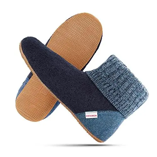 Produktbild: GIESSWEIN Unisex Wildpoldsried Kids Hohe Hausschuhe, Ocean 588, 44 EU