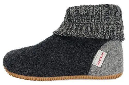 Produktbild: GIESSWEIN Wildpoldsried Kids, Hüttenschuhe Unisex-Kinder, Anthrazit 019, 31 EU
