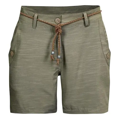 Produktbild: G.I.G.A. DX Damen 89 Wmn Shrts Casual Shorts mit G rtel kurze Hose, Helloliv, 40 EU