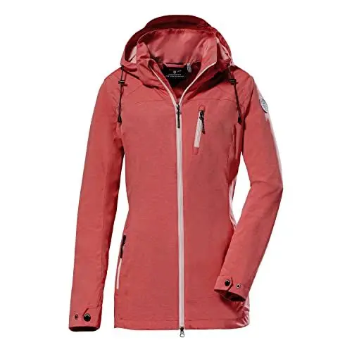 Produktbild: G.I.G.A. DX Damen Funktionsjacke/Outdoorjacke mit abzippbarer Kapuze - GS 31 WMN JCKT, dunkelkoralle, 44, 38341-000