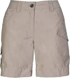 Produktbild: G.I.G.A. DX Damen Shorts Hira, Bermuda mit Gürtel, kurze Hose für Frauen mit praktischen Taschen, champagner, 38
