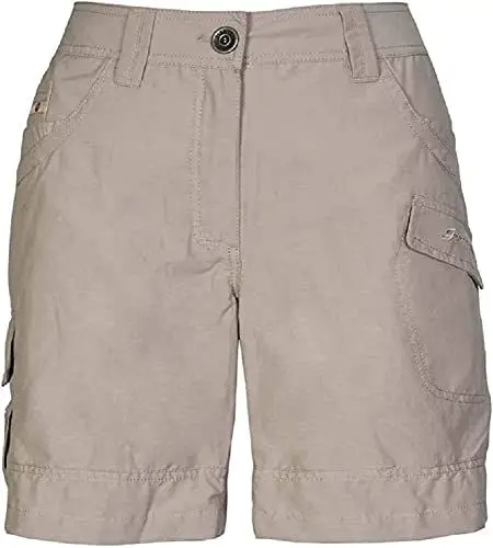 Produktbild: G.I.G.A. DX Damen Shorts Hira, Bermuda mit Gürtel, kurze Hose für Frauen mit praktischen Taschen, champagner, 38