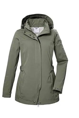 Produktbild: G.I.G.A. DX Damen Softshelljacke/Outdoorjacke mit abzippbarer Kapuze GS 75 WMN SFTSHLL JCKT, olivgrün, 50, 42695-000