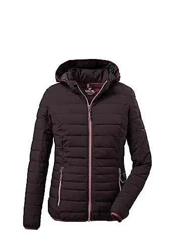 Produktbild: G.I.G.A. DX Damen Steppjacke/Casual Funktionsjacke in Daunenoptik mit abzippbarer Kapuze Uyaka, pflaume, 46, 28041-000