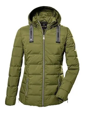 Produktbild: G.I.G.A. DX Damen Steppjacke mit abknöpfbarer Kapuze GW 4 WMN QLTD JCKT, waldgrün, 36, 41341-000
