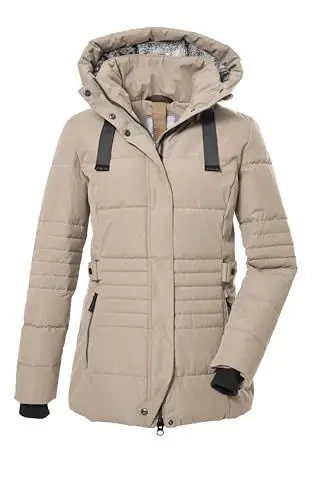 Produktbild: G.I.G.A. DX Damen Steppjacke mit abzippbarer Kapuze/Funktionsjacke in Daunenoptik GW 25 WMN QLTD JCKT, hellbeige, 40, 39930-000
