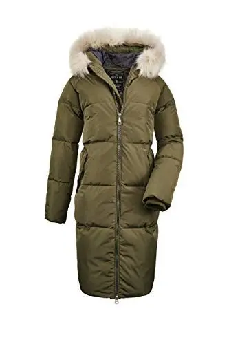 Produktbild: G.I.G.A. DX Damen Ventoso WMN Quilted CT A Casual Funktionsmantel In Daunenoptik Mit Kapuze, Oliv, 44