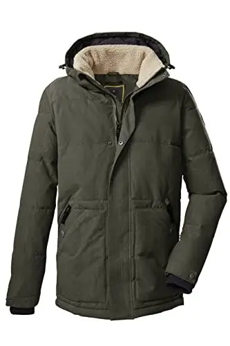 Produktbild: G.I.G.A. DX (GIGEQ Herren Casual Funktionsjacke in Daunenoptik mit abzippbarer Kapuze GW 44 MN QLTD JCKT, oliv, XXL, 38543-000