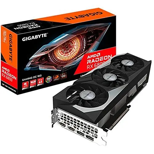Produktbild: Gigabyte Radeon RX 6800 Gaming OC Grafikkarte, 16 GB, GV-R68XTGAMING OC-16GD, One Size