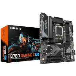 Produktbild: GIGABYTE B760 Gaming X Mainboard - Unterstützt Intel Core Prozessoren der 14. Generation, 8+1+1 Phasen digitales VRM, bis zu 7600MHz DDR5 (OC), 3X PCIe 4.0 M.2, 2.5GbE LAN, USB 3.2 Gen 2