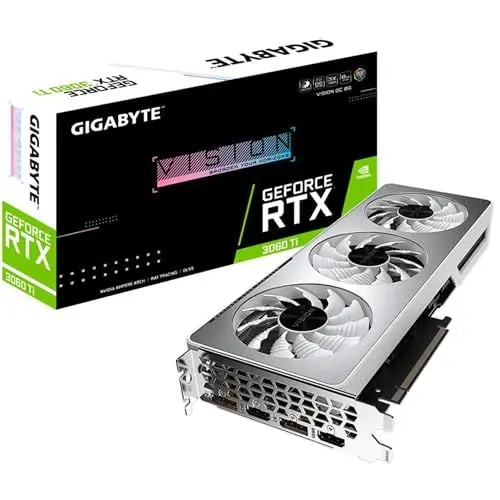 Produktbild: Gigabyte GeForce RTX 3060 Ti VISION OC 8GB V2 LHR Grafikkarte