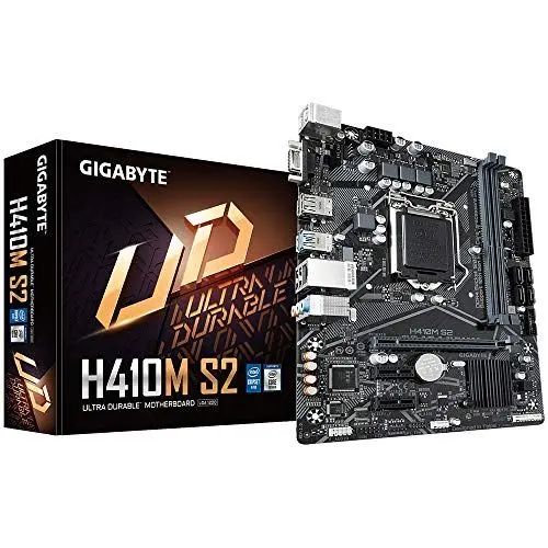 Produktbild: Gigabyte H410M S2 Mainboard Intel H410 Express LGA 1200 Micro ATX