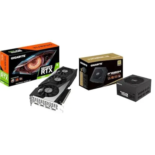 Produktbild: Gigabyte NVIDIA GeForce RTX 3060 Gaming OC V2 Graphics Card - 12GB GDDR6 750W P750GM, GP-P750GM, schwarz, Einheitsgröße
