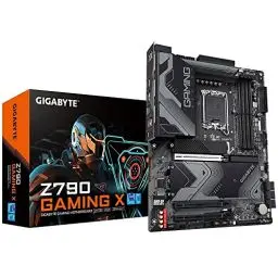 Produktbild: Gigabyte Z790 Gaming X AX Motherboard - Supports Intel Core 14th CPUs, 16*+1+2 Phases Digital VRM, up to 7600MHz DDR5, 4xPCIe 4.0 M.2, Wi-Fi 6E, 2.5GbE LAN, USB 3.2 Gen 2